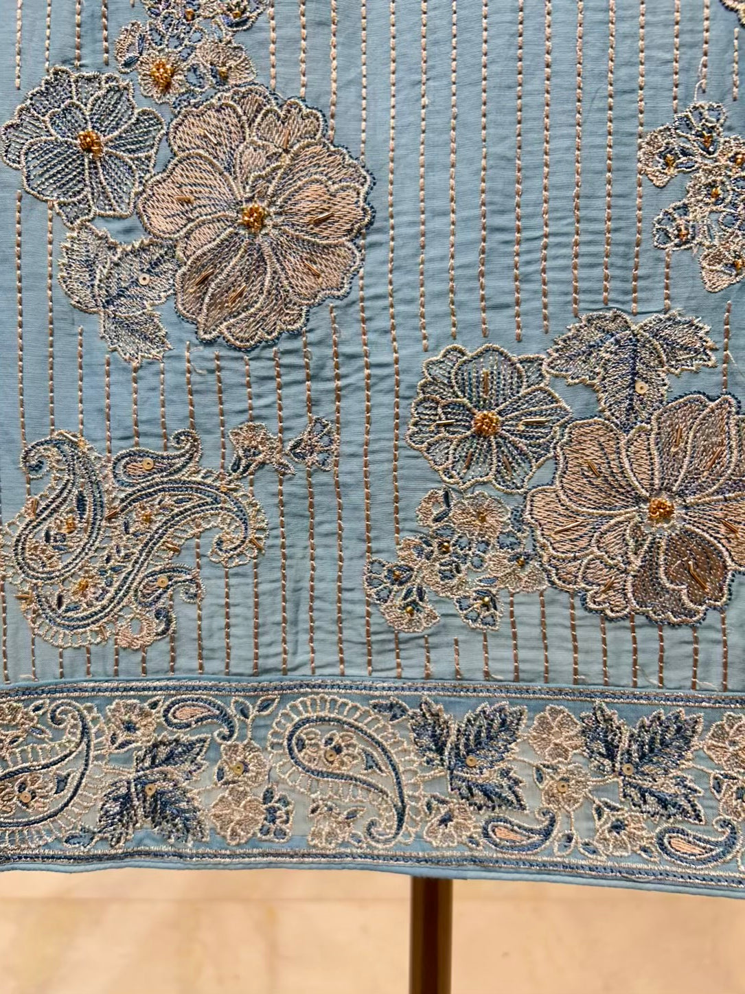 Afiya Cotton Noor Suit (Blue)