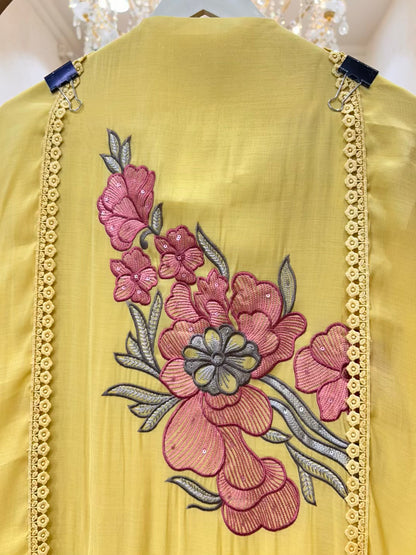 Elmyra Sequin Resham Chanderi Suit