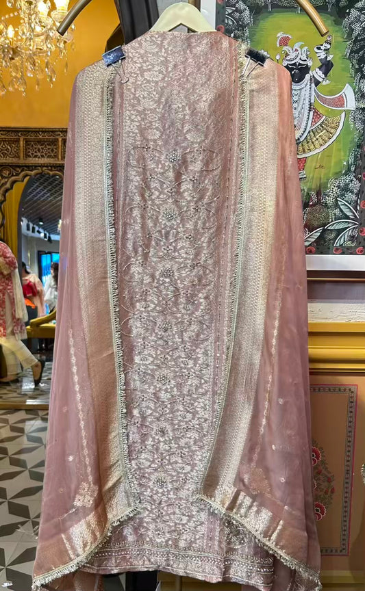 Zarooni Banarasi Suit (Beige)