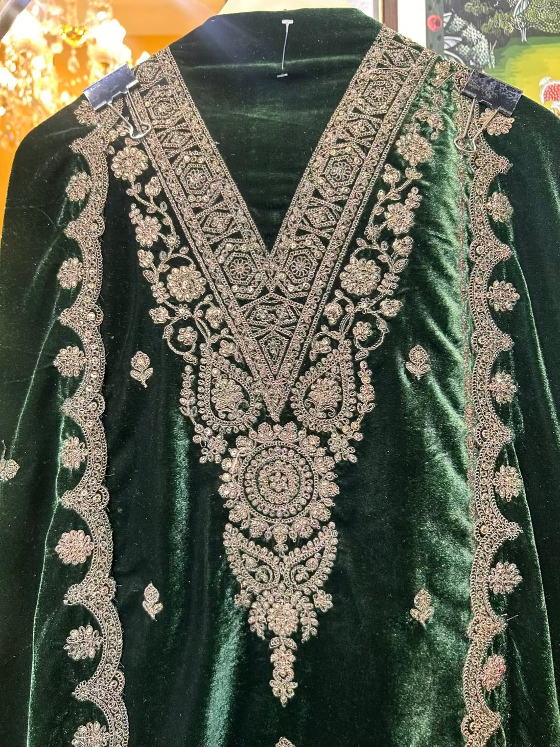 Rimvaar Velvet Suit (Bottle Green)