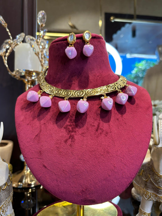Kanika Hasli Set (Purple)