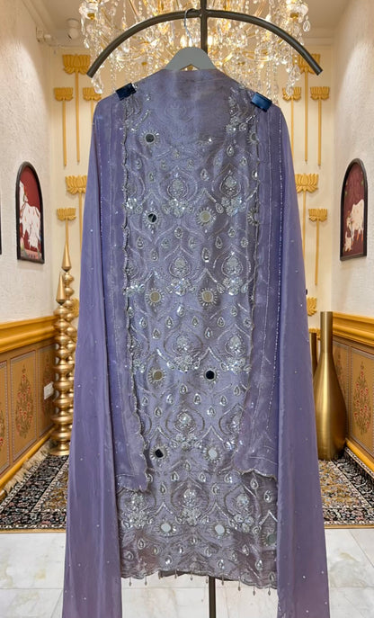 Zarooqía Glimmer Suit (Lavender)