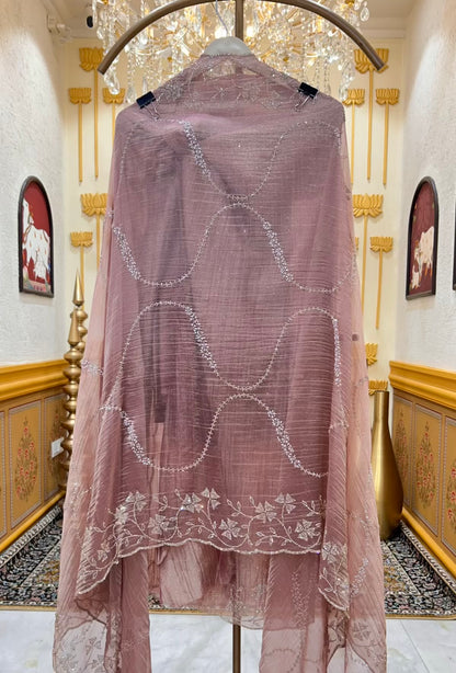 Naazira Stone Élan Suit (Onion Pink)