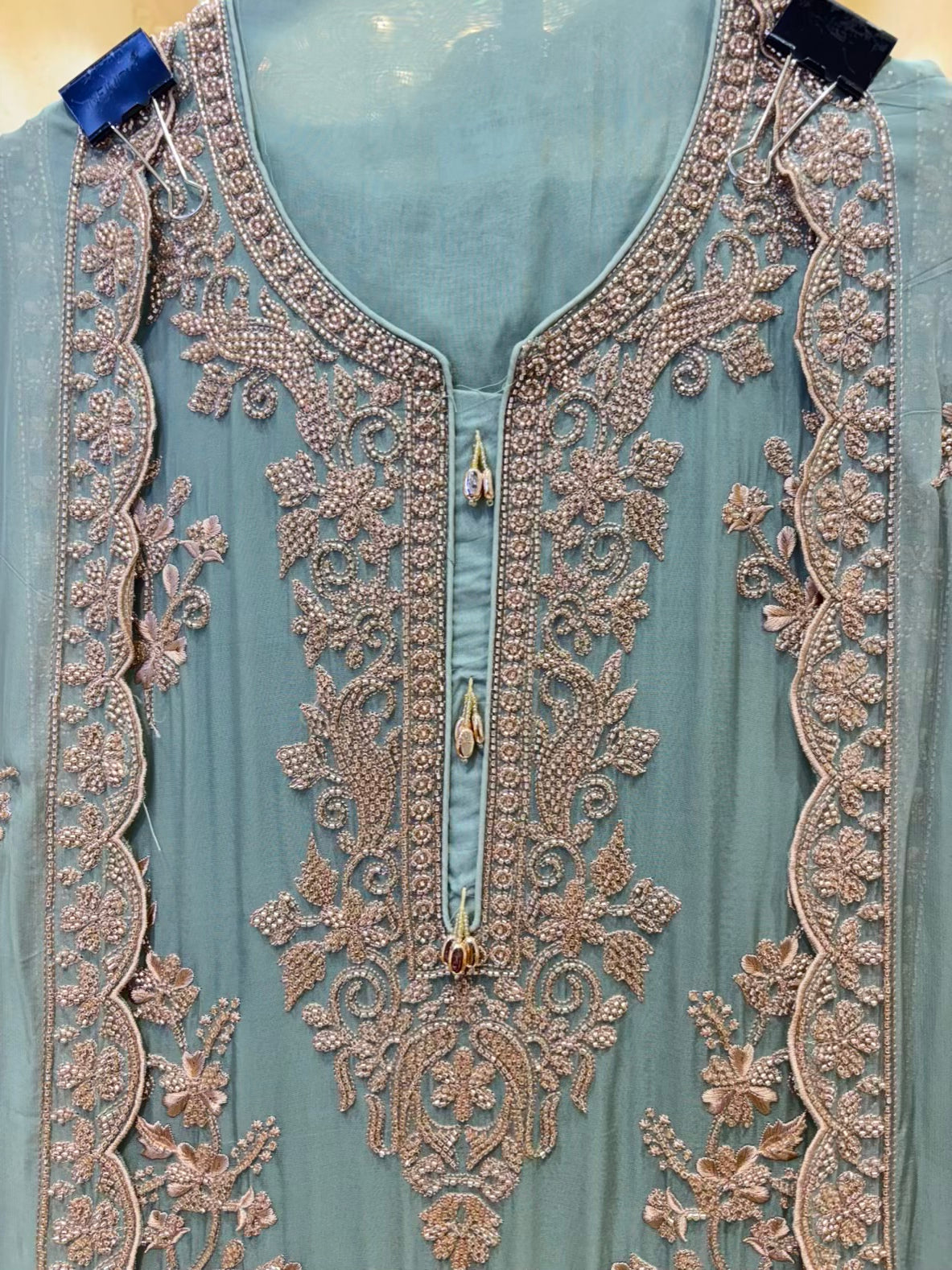 Amaya Handwork Organza Suit