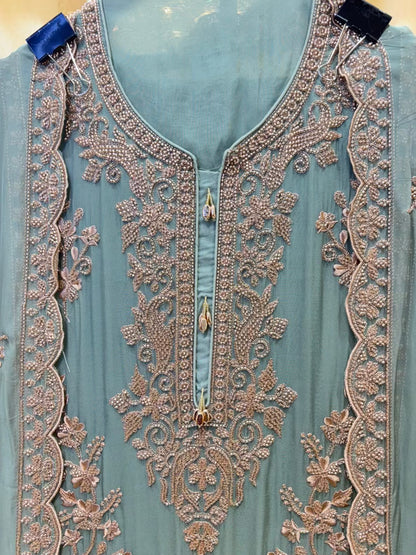 Amaya Handwork Organza Suit