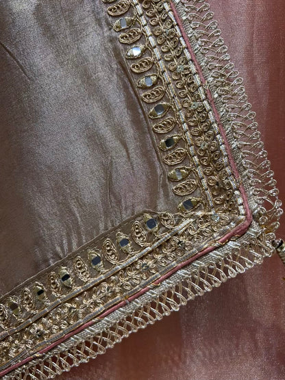 Nazra Mirror Loom Suit (Peach)