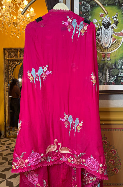 Eira Organza Suit (Pink)