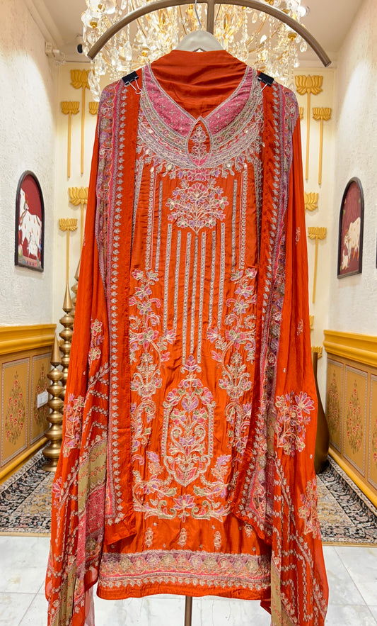 Rayanshi Stone Silk Suit