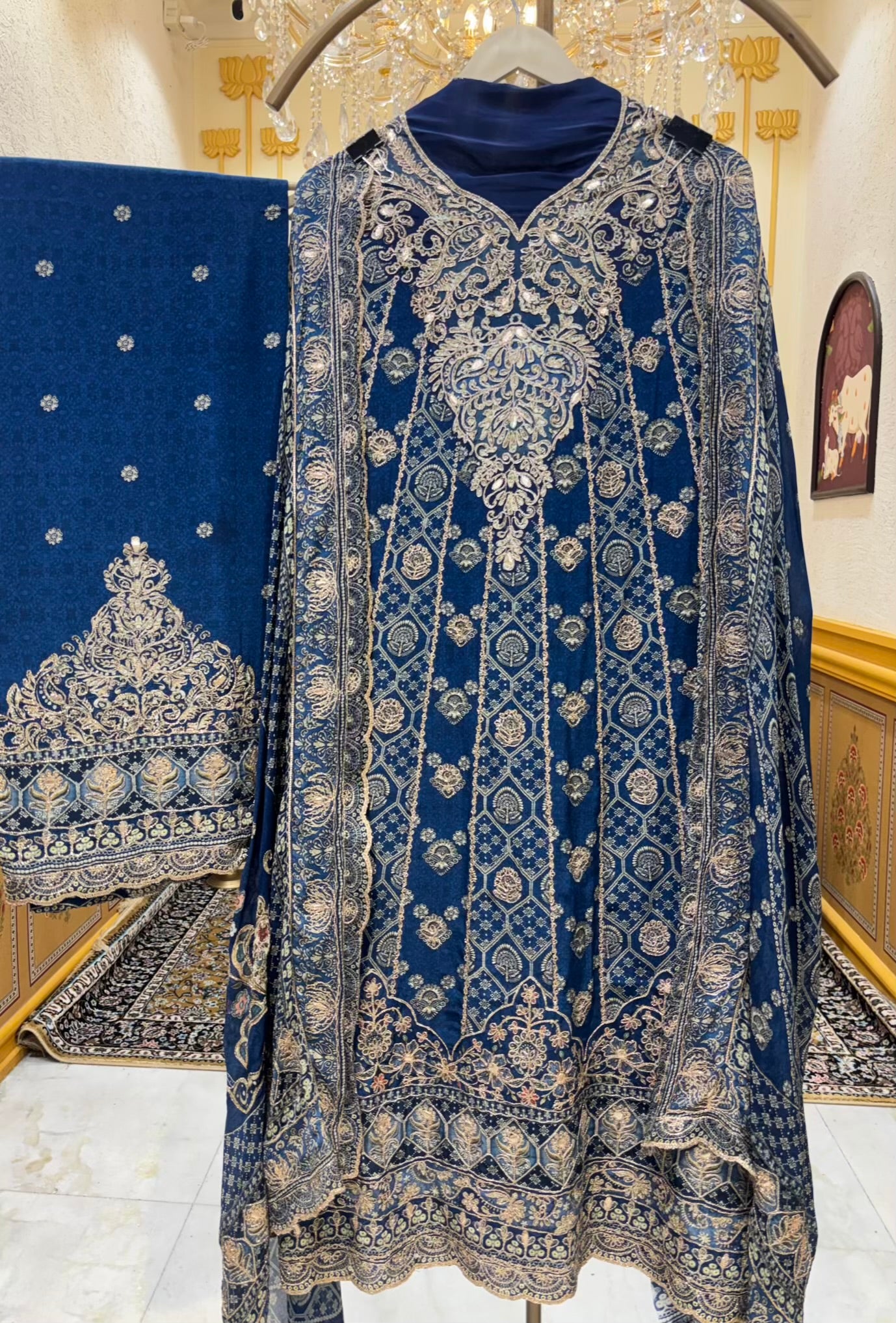 Kiara Zari Crepe Suit
