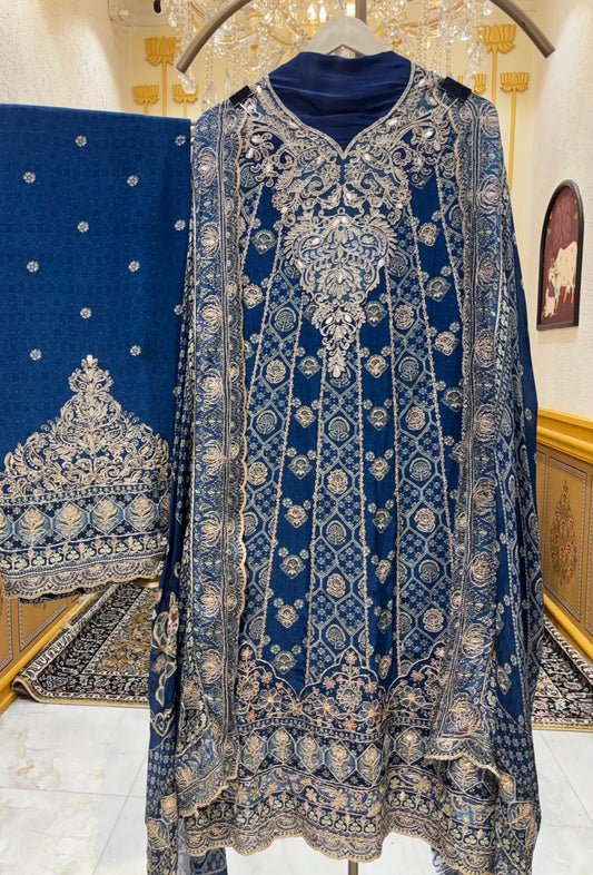 Kiara Zari Crepe Suit