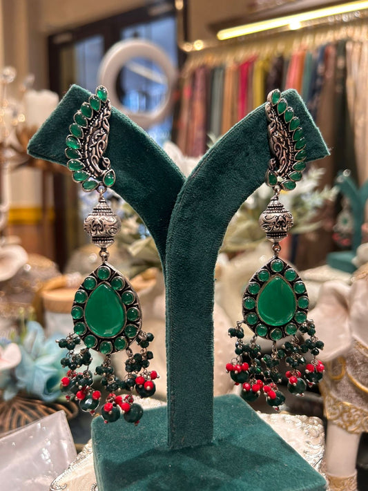 Meheré-Bahar Earrings (Green)