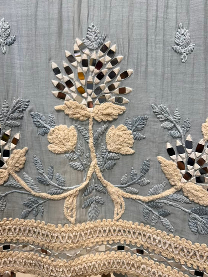 Zehra Mul Lace Élan Suit (Blue)
