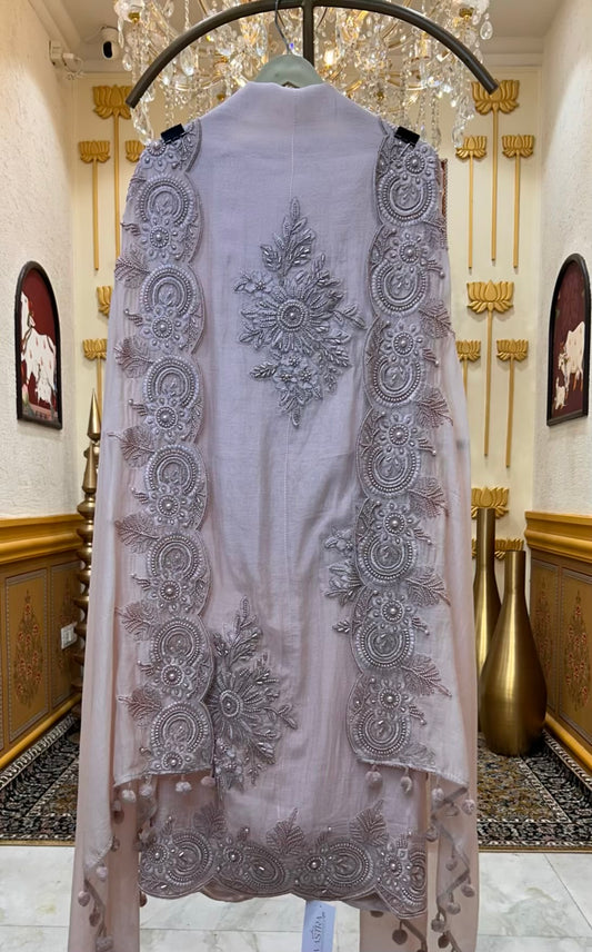 Ruhaya Moti Mul Suit (Mauve)