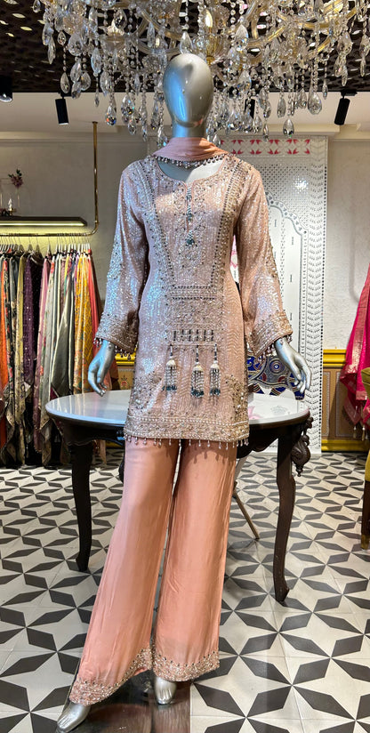 Zarmeyra Chinon Silk Suit