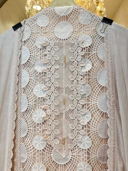 Aamira Crochet Leather Mul Suit