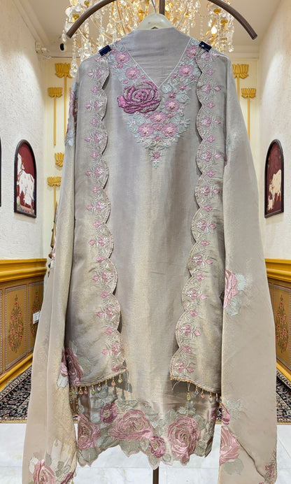 Ruhzeba Organza Suit