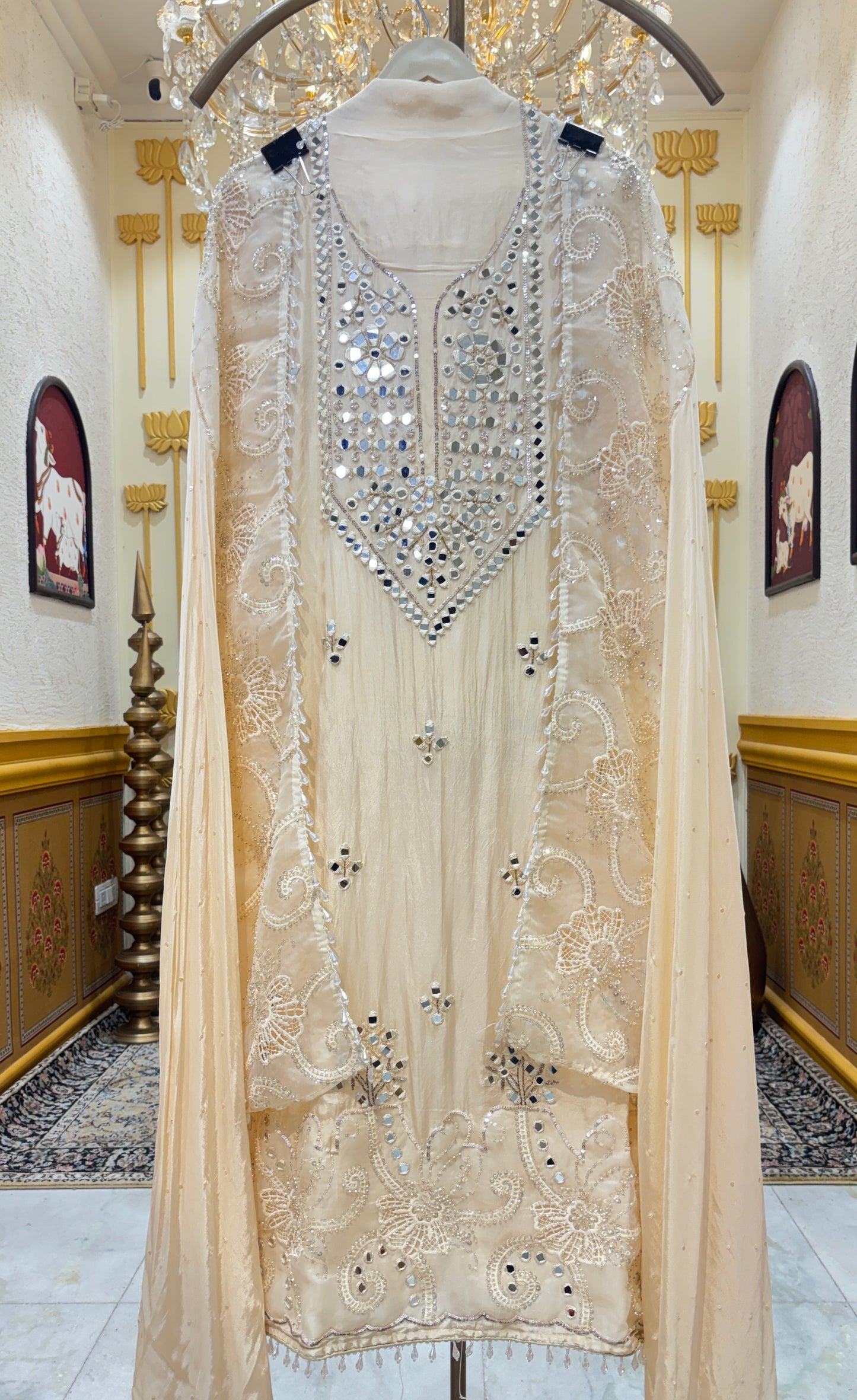 Mehraz Mirror Silk Suit