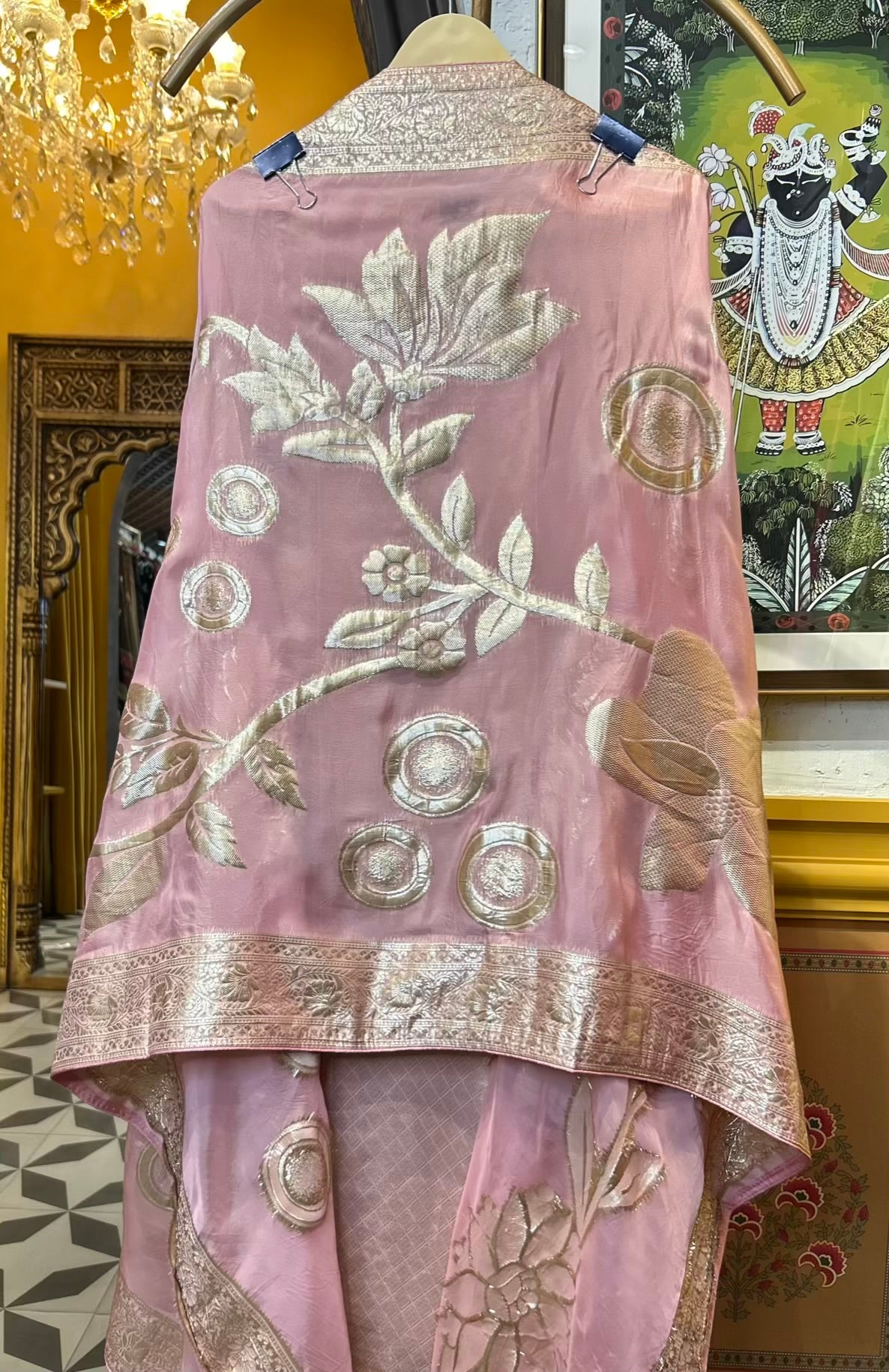 Sabeira Organza Suit (Pink)