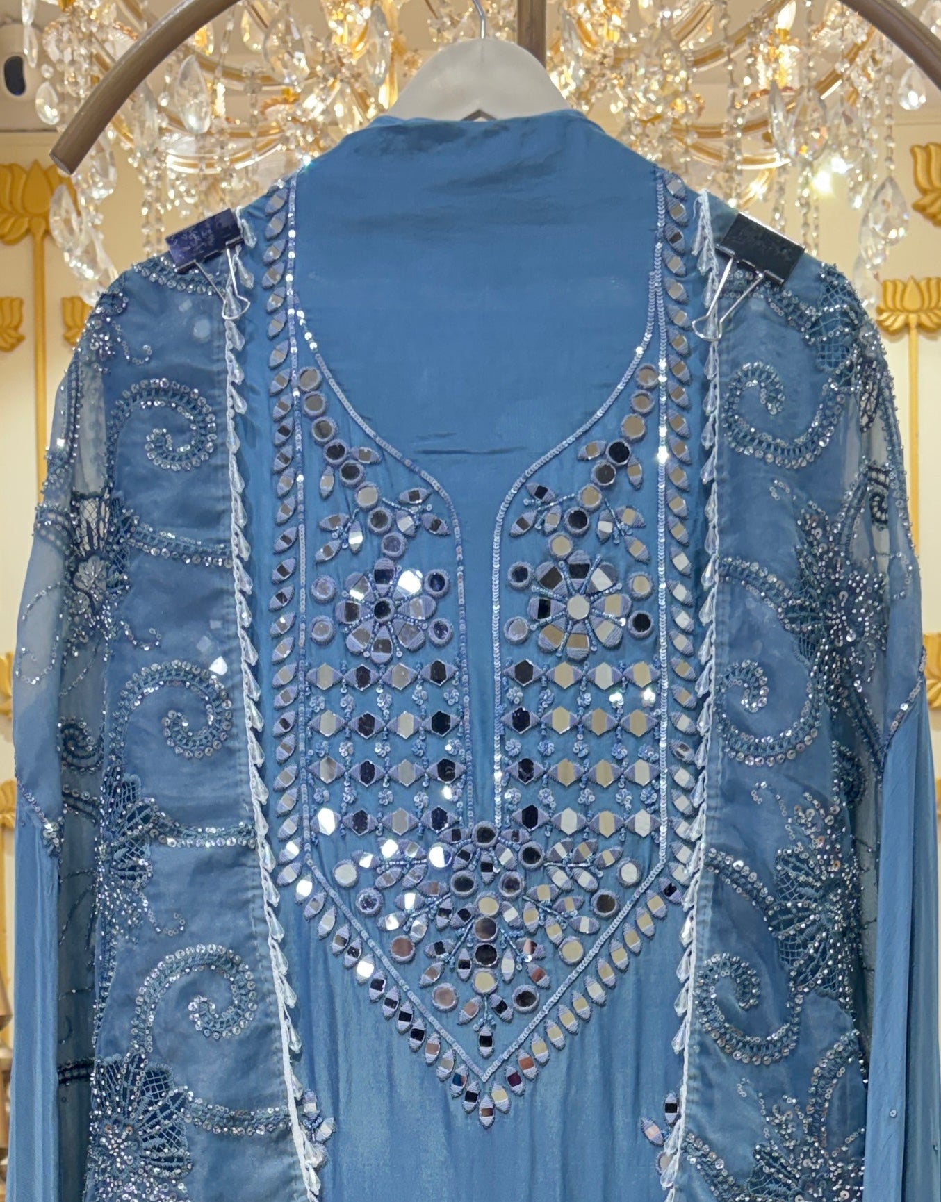 Mehraz Mirror Silk Suit