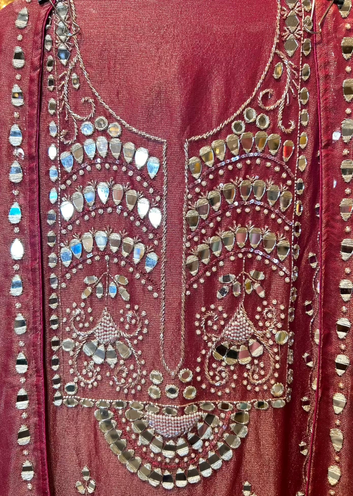 Sitaaron Ka Jaal Suit (Wine)