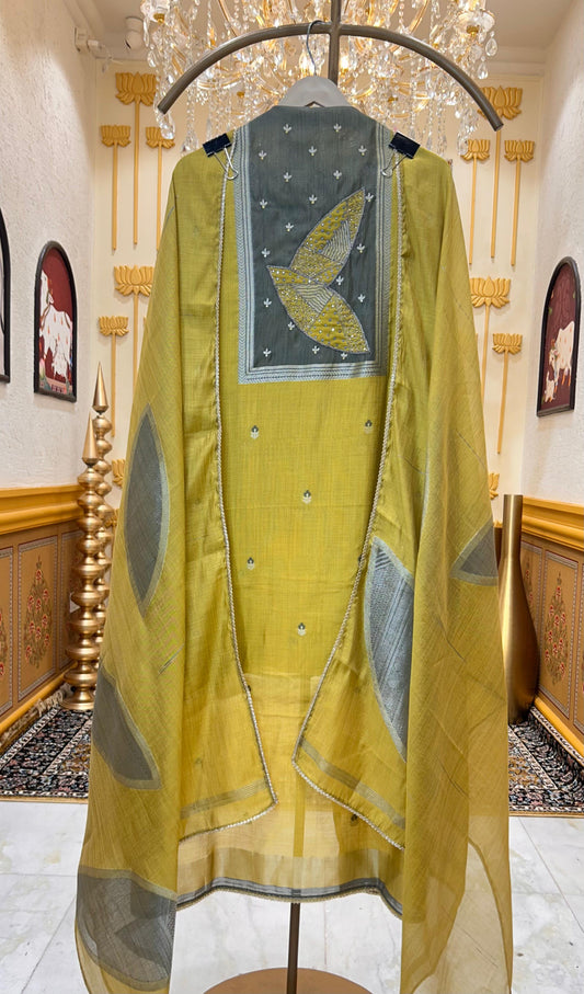 Zarina Jamdani Adaa Suit