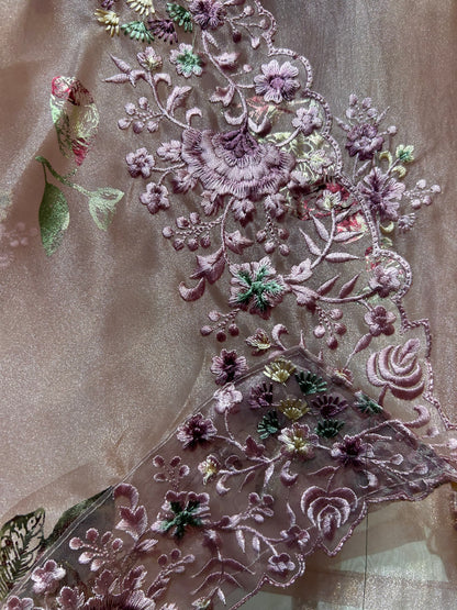 Husna Threadcrafted Suit (Lavender)