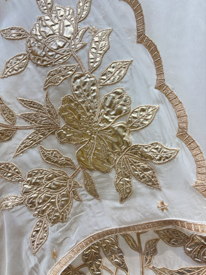 Ruhvani Leathercraft Organza Suit