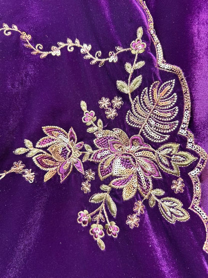 Nayab-é-Velour (Purple)
