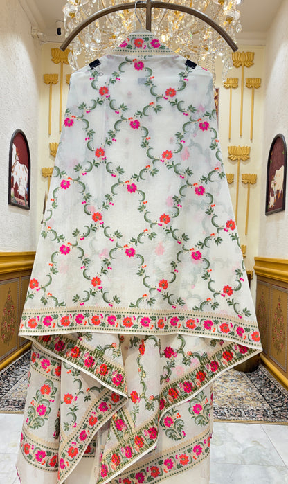 Rajvella Banarasi Chanderi Suit