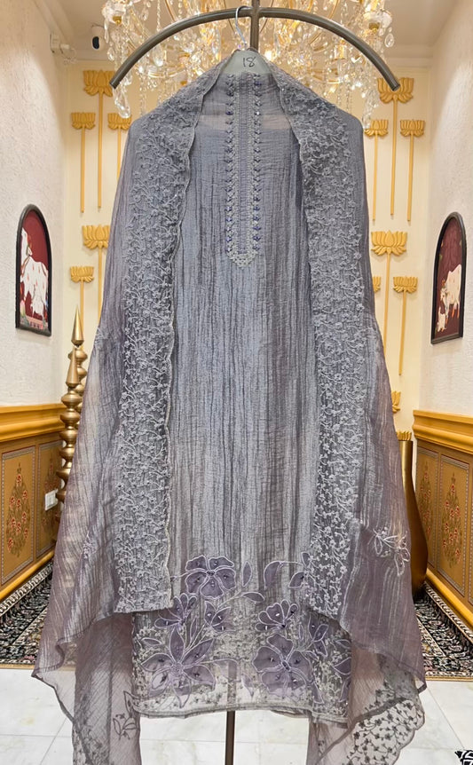 Raveena Aaina Dori Suit( Purple )