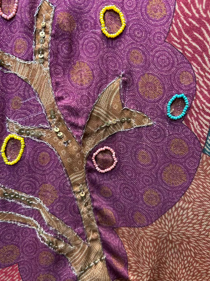 Mahroza Pashmina Suit (Purple)