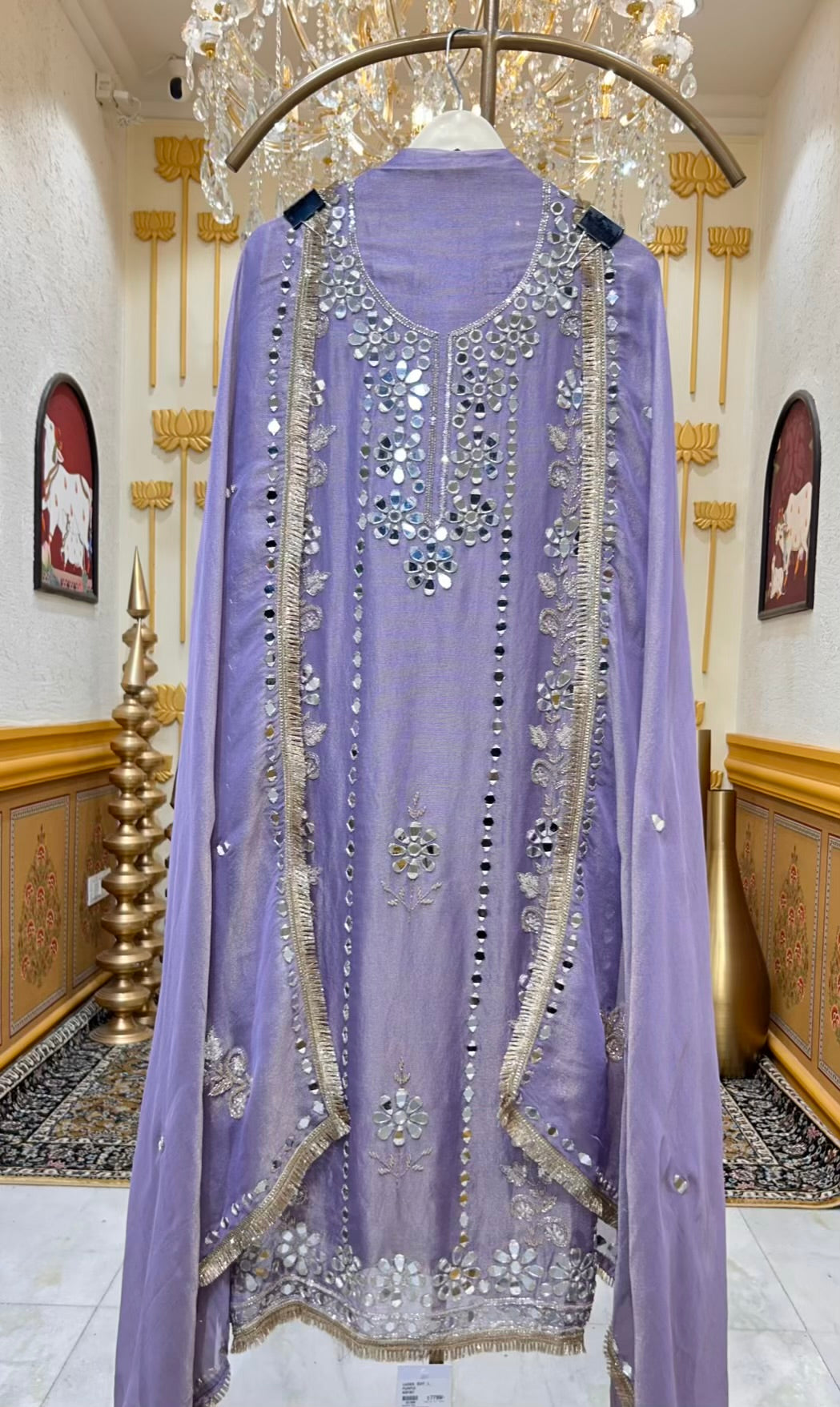 Afsara Noor Aaina Suit (Purple)