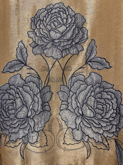 Khwab Organza Suit (Beige)