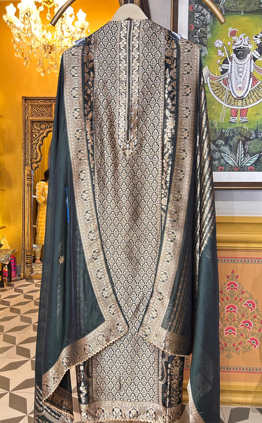 Noor-e-Meena (Dark Green)