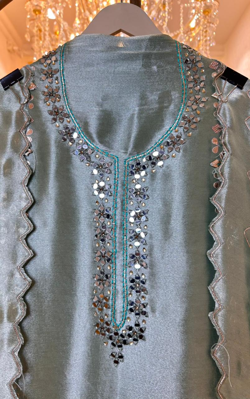 Averiha Brocade Suit (Green)
