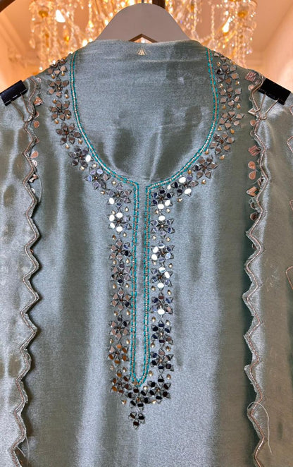 Averiha Brocade Suit (Green)
