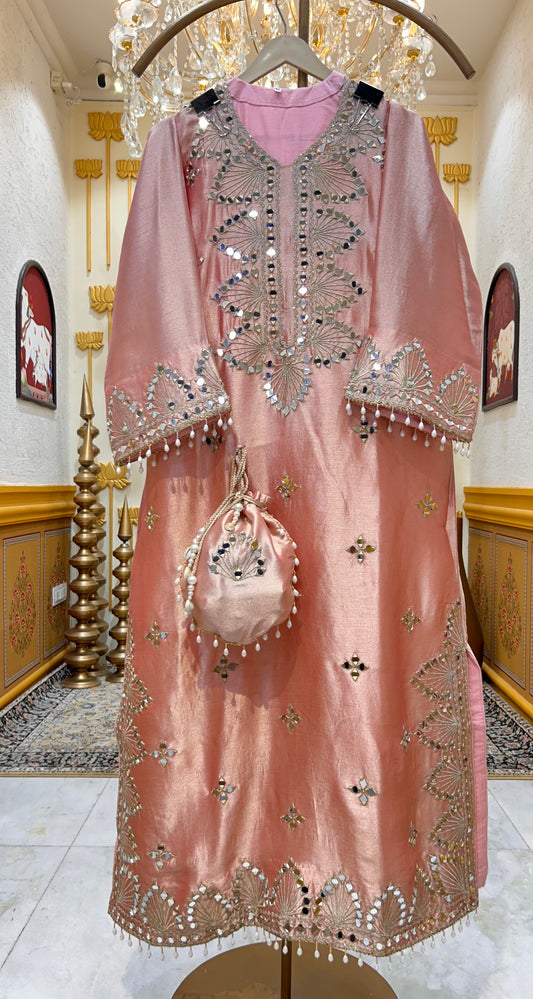 Avira Mirror Drape Dress