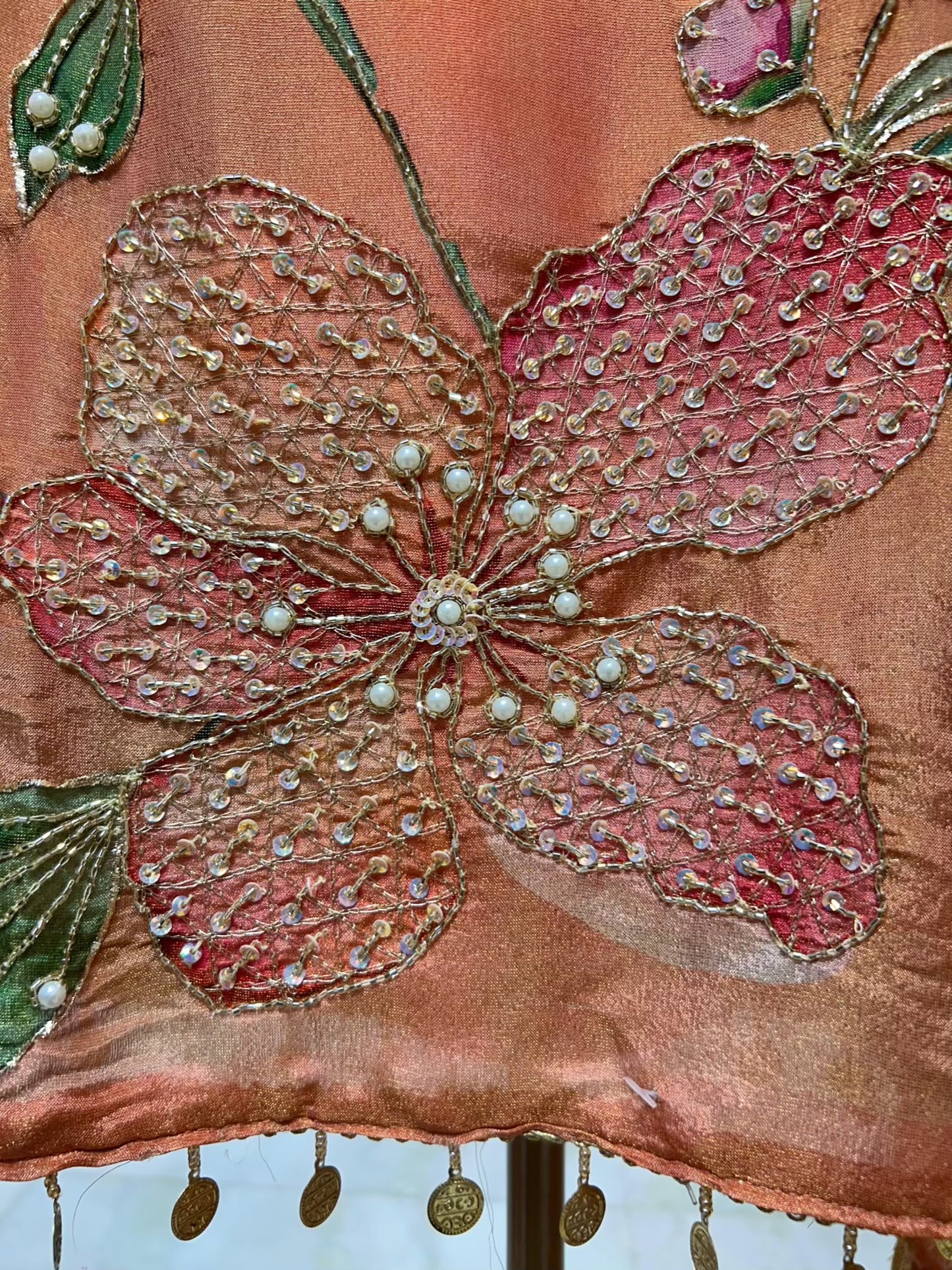 Rangmira Shimmer Suit (Peach)