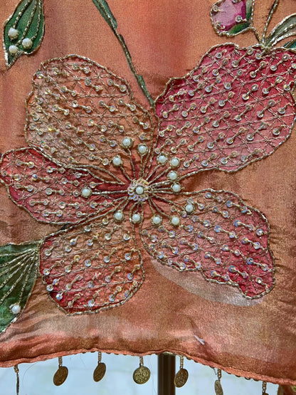 Rangmira Shimmer Suit (Peach)