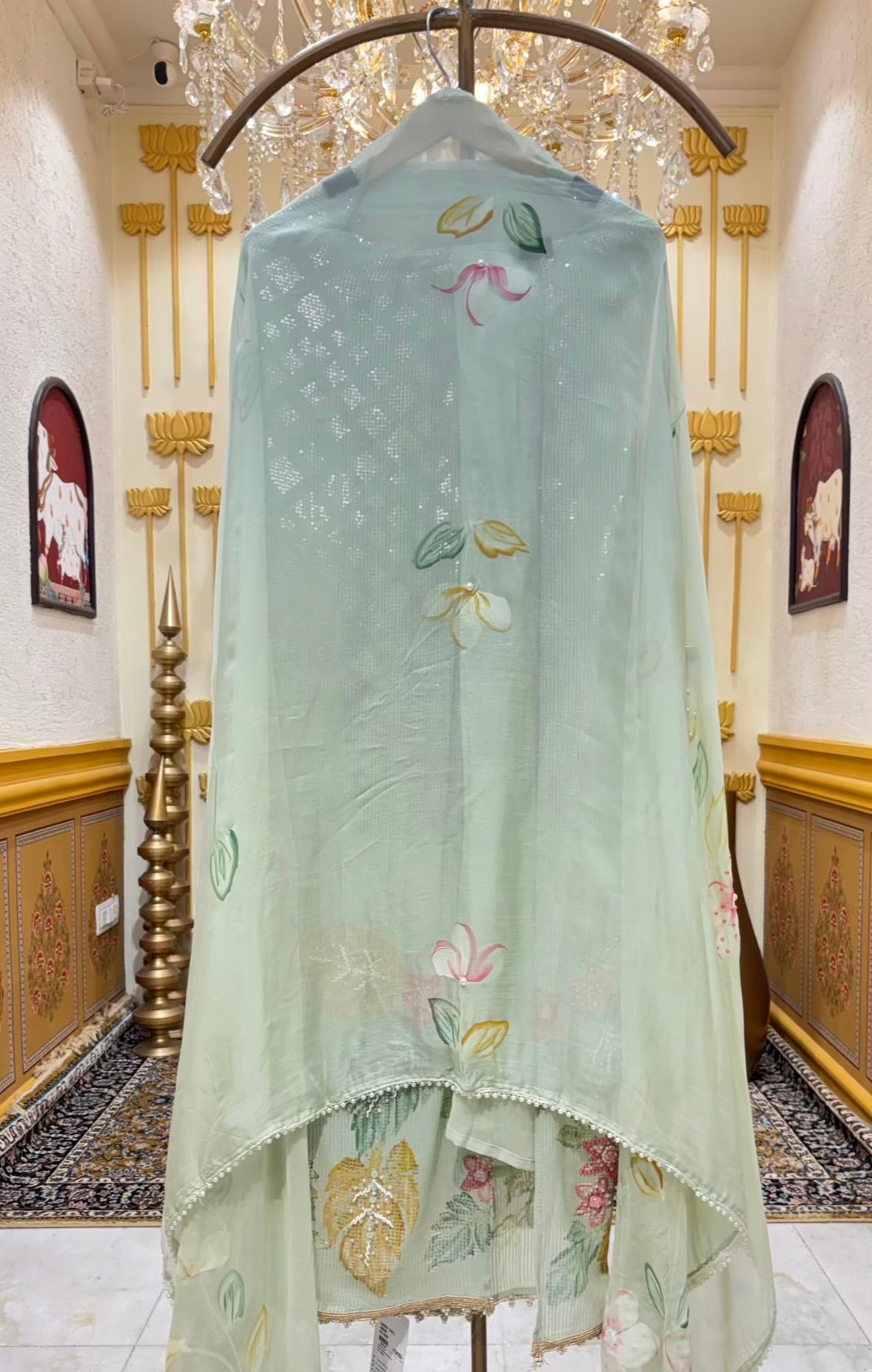 Inara Handpaint Georgette Suit