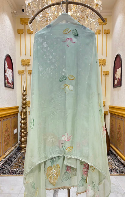 Inara Handpaint Georgette Suit