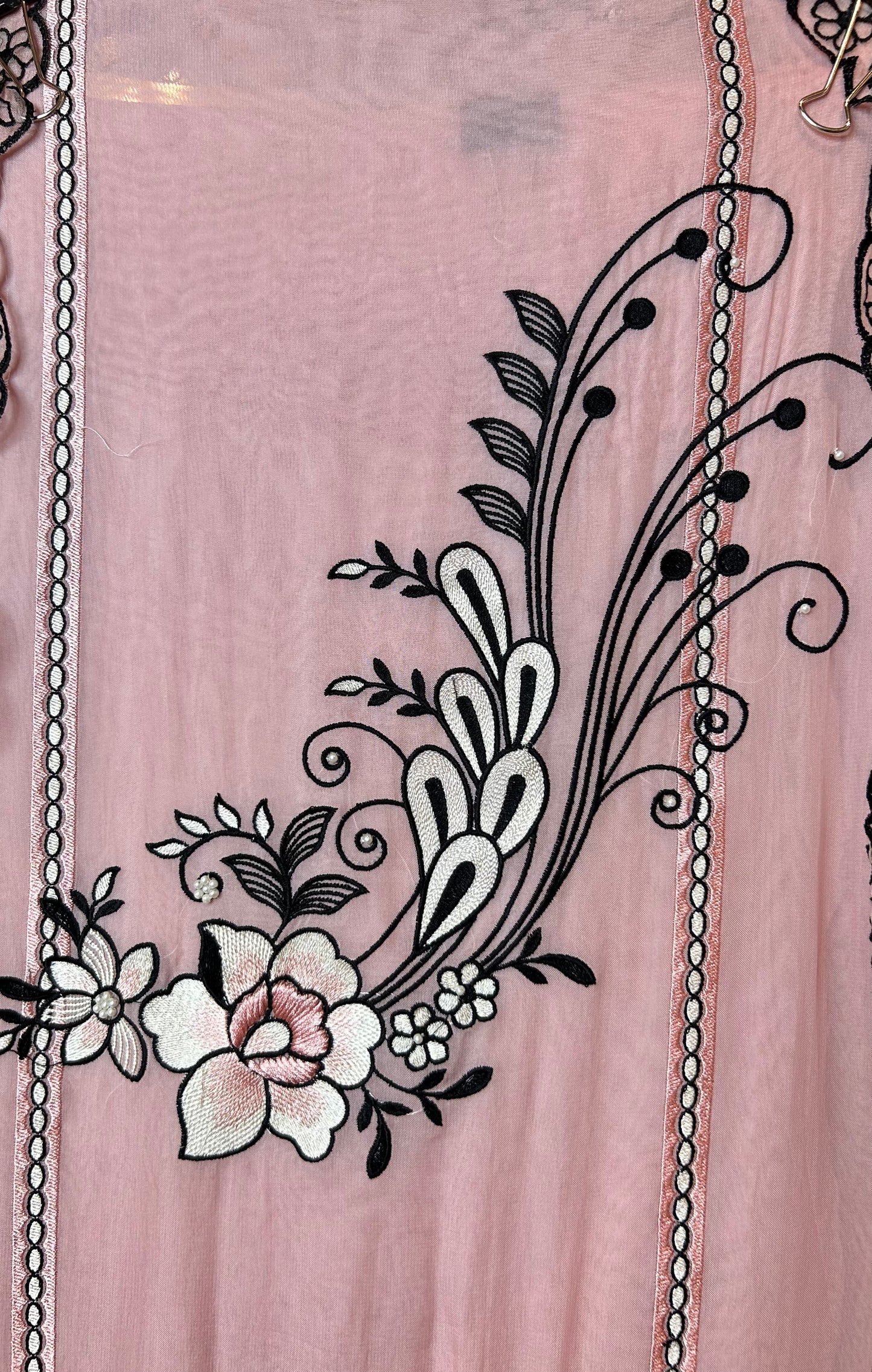 Viraahi Organza Suit (Pink)