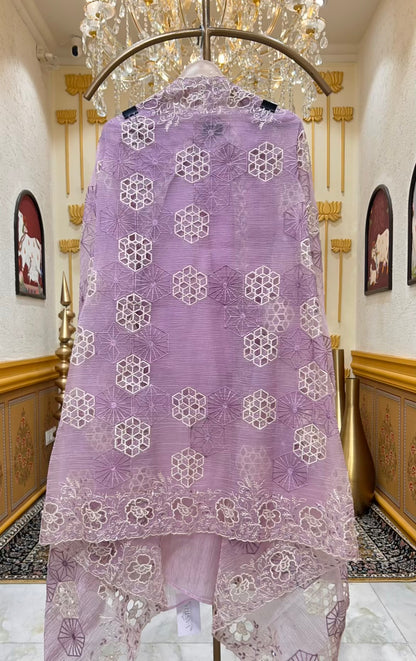 Pearlira Chiffon Suit (Lavender)