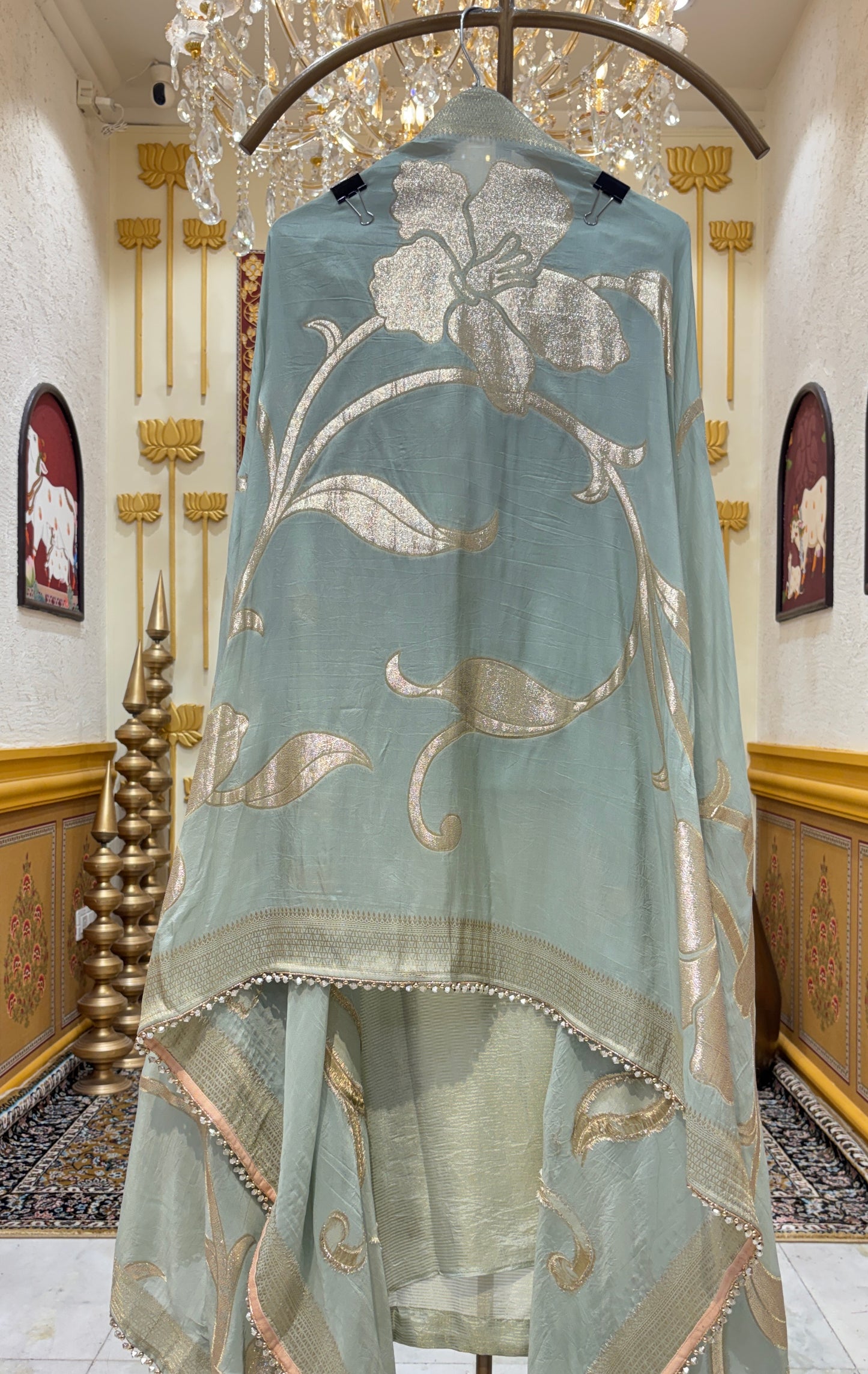 Mehrbano Banarasi Organza Suit