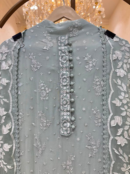 Mehrnaz Zari Georgette Suit