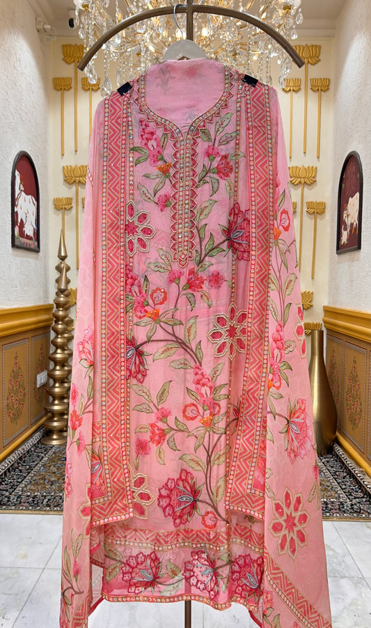 Sahira Moti Organza Suit