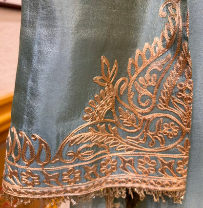 Arezya Kinari Élan Farshi Set (Blue)