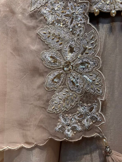 Afsara Shimmer Cape Ensemble