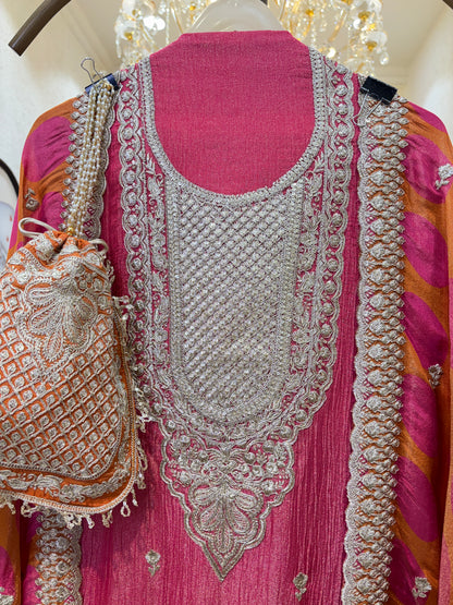 Noorzari Crush Tissue Suit