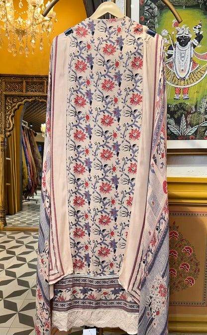 Pashmira Digital Suit (Ivory)